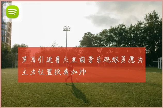罗马引进鲁杰里前景乐观球员愿为主力位置投奔加帅